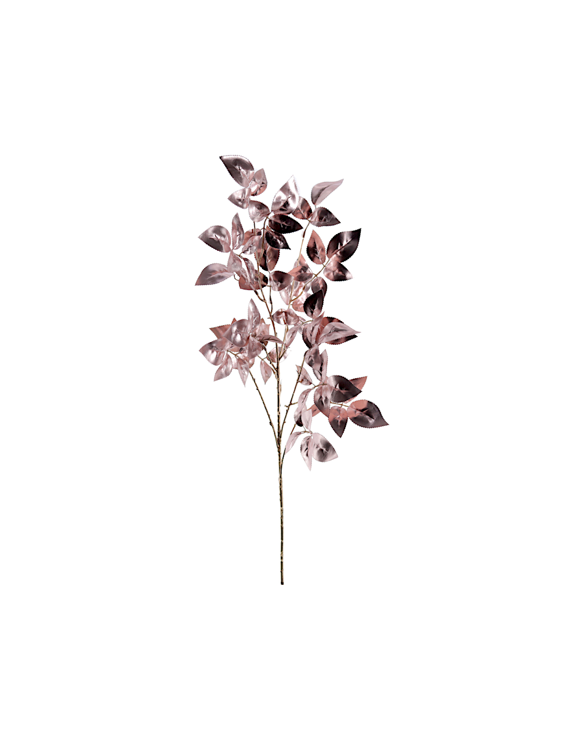 RAMO 8004-76 FOGLIE DI ROSA ORO ROSA