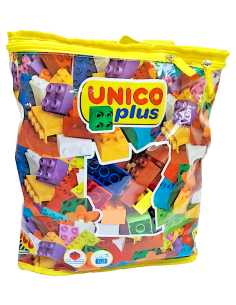 PRESCOLARI: vendita online SACCA COSTRUZIONI UNICOPLUS 110PZ MATTONCINI COLORATI DA COSTRUZUINE in offerta