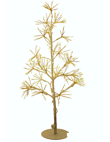 ALBERO CONICO RICH BIANCO 60CM 250 MICROLED BIANCO CALDO