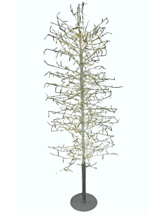 ALBERO RAMO TIGLIO SLIM BIANCO 110CM 792 MICROLED BIANCO CALDO