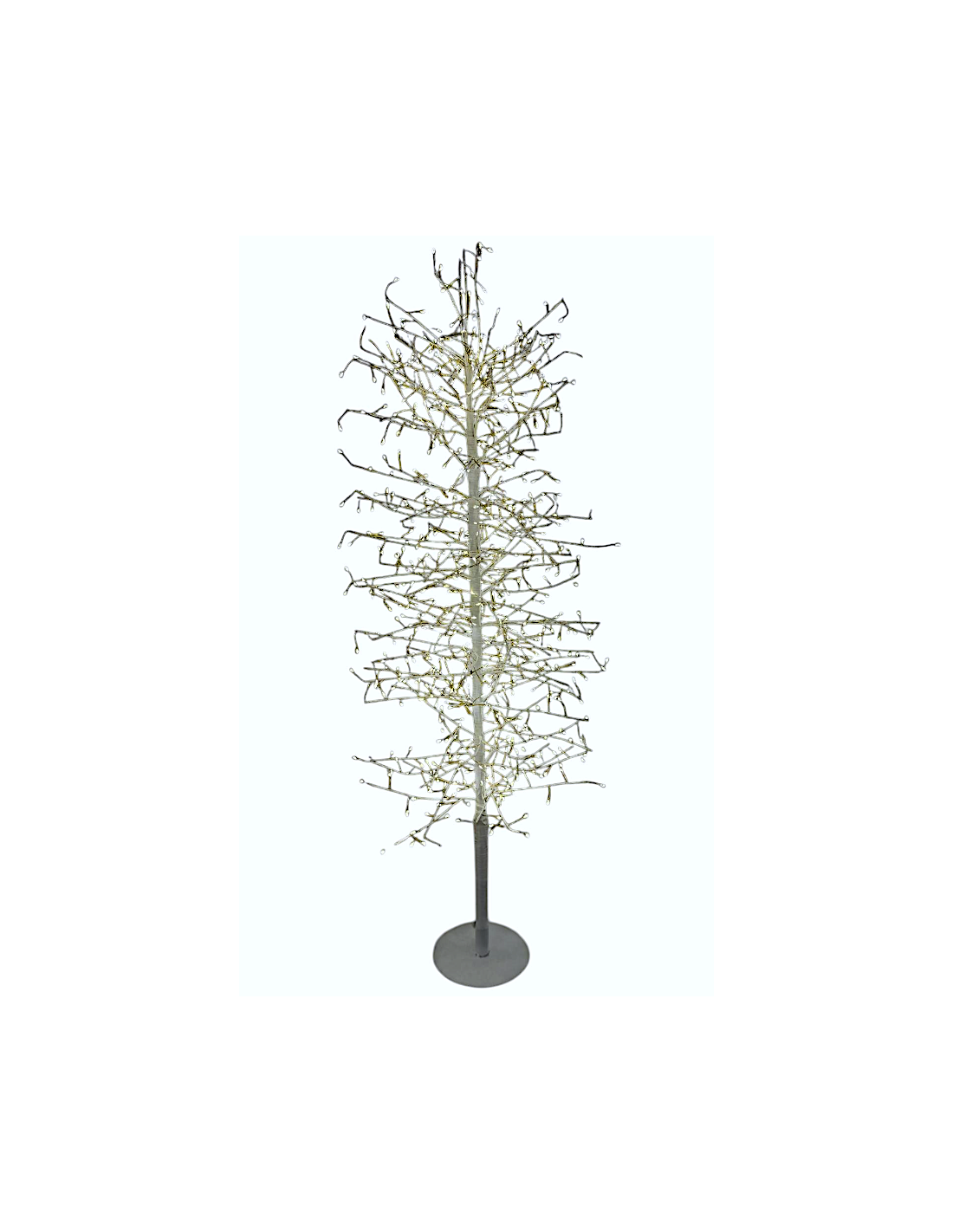 ALBERO RAMO TIGLIO SLIM BIANCO 110CM 792 MICROLED BIANCO CALDO