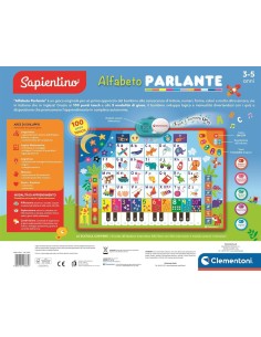 PRESCOLARI: vendita online CLEMENTONI, SAPIENTINO ALFABETO PARLANTE, POSTER ELETTRONICO 48X70 CM, BILINGUE ITALIANO INGLESE, ... 2