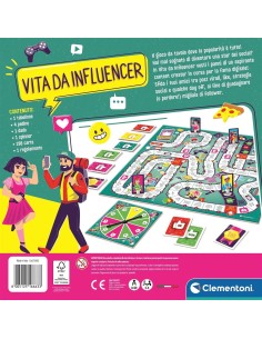 GIOCHI DI SOCIETA'E PUZZLE: vendita online VITA DA INFLUENCER, GIOCO DA TAVOLO, CLEMENTONI, STRATEGICO, 2-4 GIOCATORI in offerta