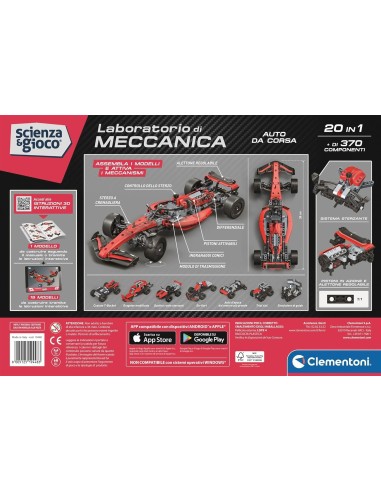 PRESCOLARI: vendita online LABORATORIO DI MECCANICA, AUTO DA CORSA F1, CLEMENTONI, SCIENZA E GIOCO, COSTRUZIONI, 8+ ANNI in o...