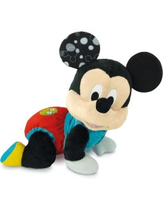 Clementoni Disney Baby Baby Mickey Gattona con Me peluche interattivo Topolino sviluppo motorio 6-36 mesi | shopincasa.it