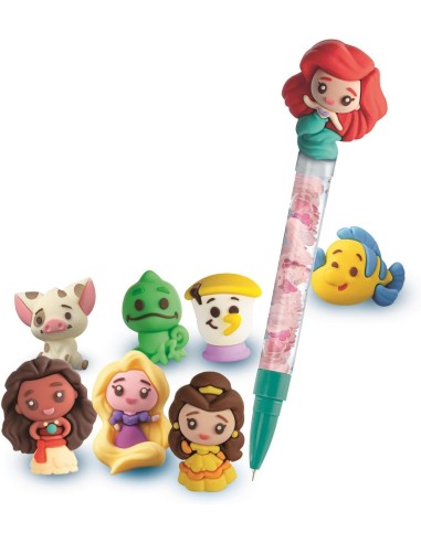 GIOCHI GIRL: vendita online IDEA LABORATORIO DELLE PENNE DISNEY PRINCESS, KIT CREATIVO, PERSONALIZZAZIONE, 50+ ACCESSORI, 8 P...