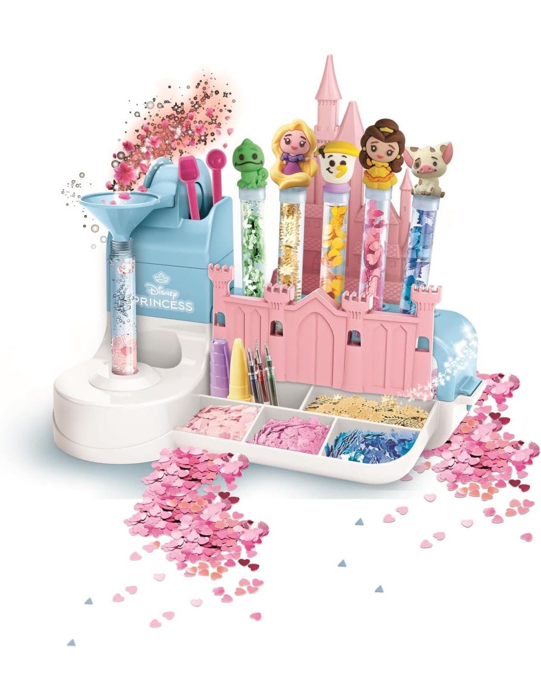 GIOCHI GIRL: vendita online IDEA LABORATORIO DELLE PENNE DISNEY PRINCESS, KIT CREATIVO, PERSONALIZZAZIONE, 50+ ACCESSORI, 8 P...