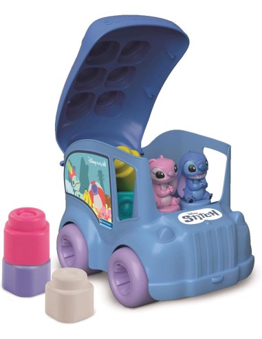 INFANZIA: vendita online SOFT CLEMMY STITCH BUS SENSORIALE, AUTOBUS RACCOGLITORE, 8 MATTONCINI, GIOCO PRIMA INFANZIA, SVILUPP...