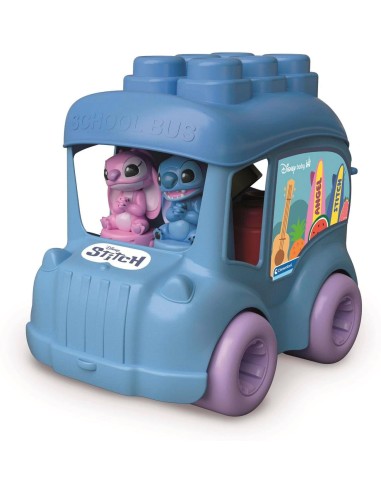 INFANZIA: vendita online SOFT CLEMMY STITCH BUS SENSORIALE, AUTOBUS RACCOGLITORE, 8 MATTONCINI, GIOCO PRIMA INFANZIA, SVILUPP...