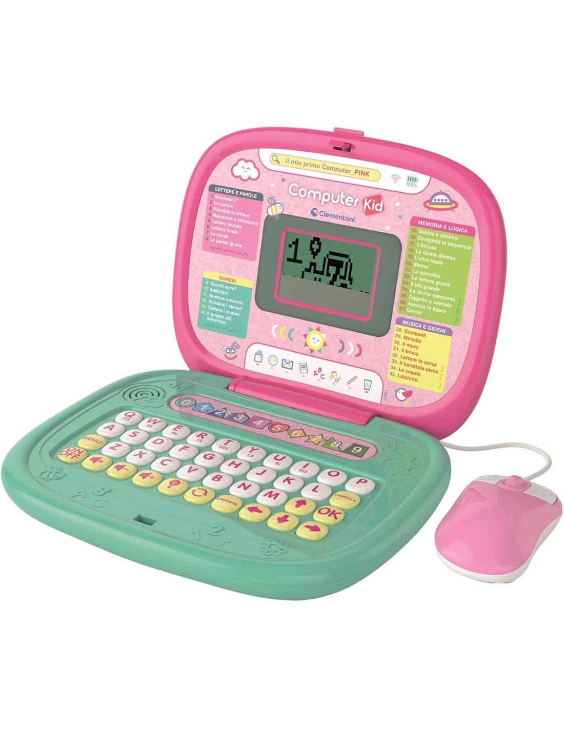 GIOCHI GIRL: vendita online SAPIENTINO IL MIO PRIMO COMPUTER PINK, GIOCO EDUCATIVO INTERATTIVO, 35 ATTIVITÀ, IMPARA LETTERE, ...