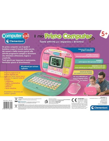 GIOCHI GIRL: vendita online SAPIENTINO IL MIO PRIMO COMPUTER PINK, GIOCO EDUCATIVO INTERATTIVO, 35 ATTIVITÀ, IMPARA LETTERE, ...