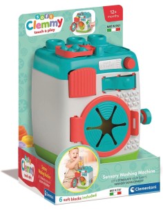 INFANZIA: vendita online SENSORY WASHING MACHINE, LAVATRICE SENSORIALE CLEMENTONI BABY, CLEMMY, ELEMENTI INTERATTIVI, GIOCO I...
