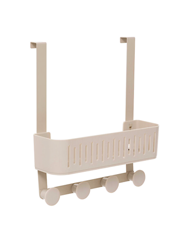 MENSOLA DOCCIA 213346 EASY BATH CON 4 GANCI 30X11X34CM