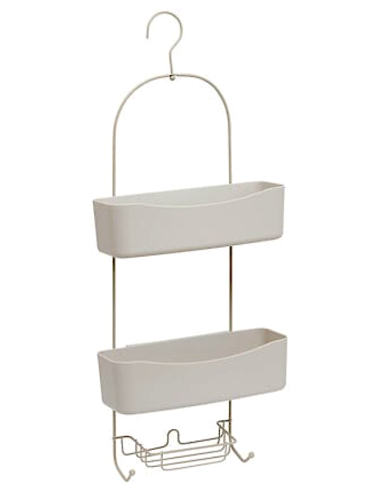 MENSOLA DOCCIA 213344 EASY BATH 2 LIVELLI 28X13X68CM METALLO