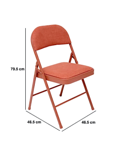 SEDIA PIEGHEVOLE 193555C FLEXY TERRACOTTA METALLO/POLIESTERE
