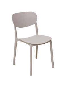 SEDIA 193556D PLASTICA TORTORA IMPILABILE