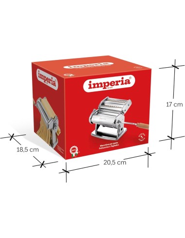 Imperia SP150, macchina per pasta, acciaio cromato, con accessori | Shop in Casa