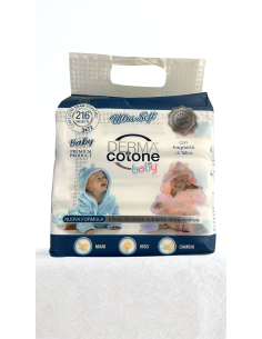 salviette dermacotone talco 3x72 pezzi | shopincasa.it