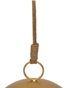 SFERE E PENDAGLI: vendita online Decorazione pendente campanella di Natale 40x48cm in metallo dorato - La magia di Natale a c... 2