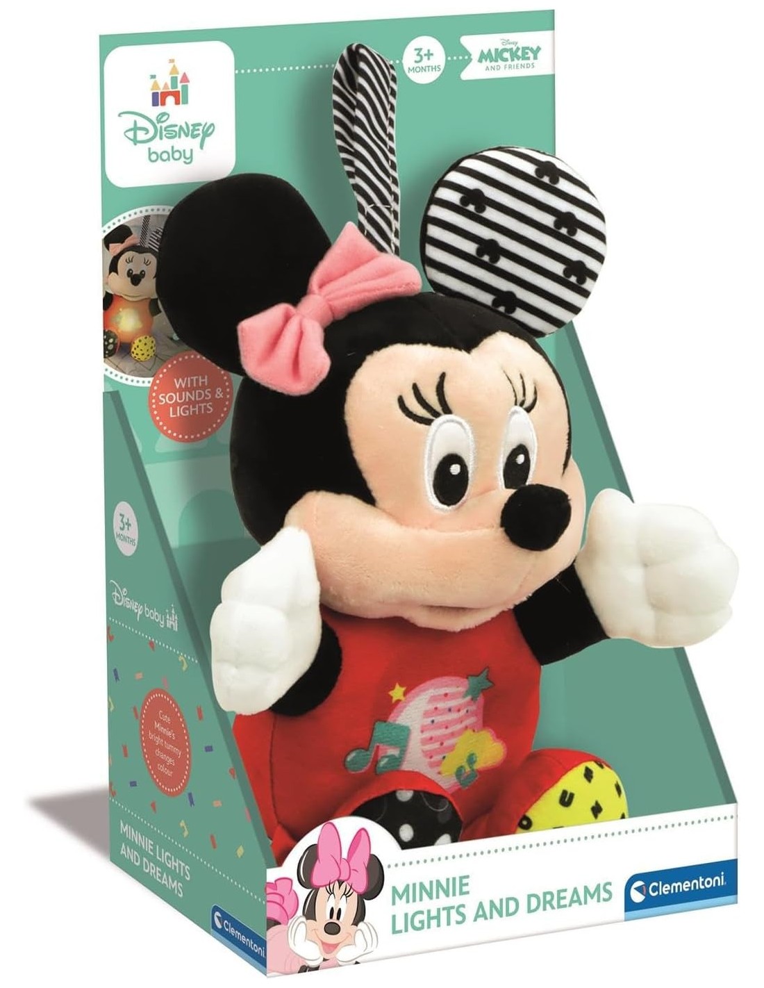 INFANZIA: vendita online BABY, MINNIE, LIGHTIN, PLUSH, CLEMENTONI, PELUCHE INTERATTIVO, 17X28X11 CM in offerta