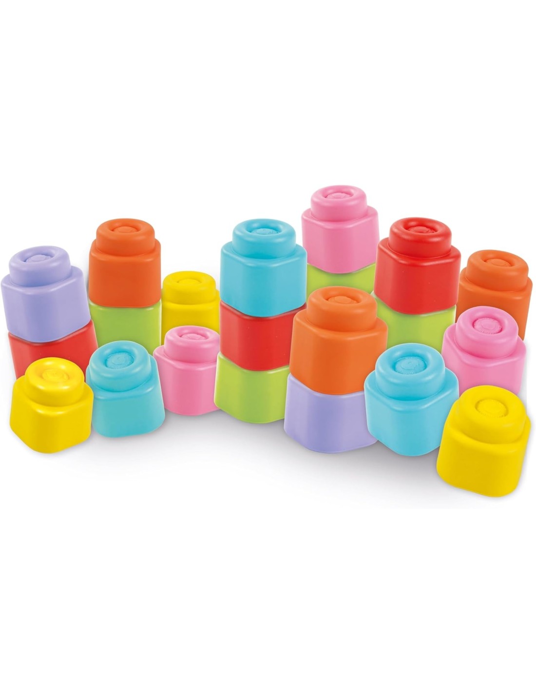 INFANZIA: vendita online CLEMMY COSTRUZIONI 10 BLOCCHI, COSTRUZIONI MORBIDE, PRIMA INFANZIA, 6 MESI+, 10 MATTONCINI, 11X11X5 ...