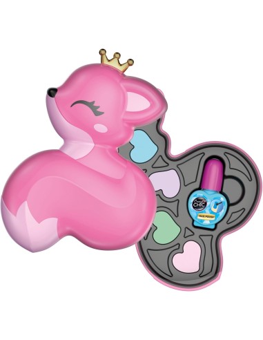 GIOCHI GIRL: vendita online CRAZY CHIC MAKE UP VOLPE CLEMENTONI, COFANETTO TRUCCHI, 14X14X10 CM in offerta