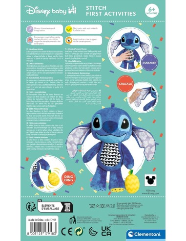 INFANZIA: vendita online BABY DISNEY 17918 STITCH PRIME ATTIVITA' in offerta