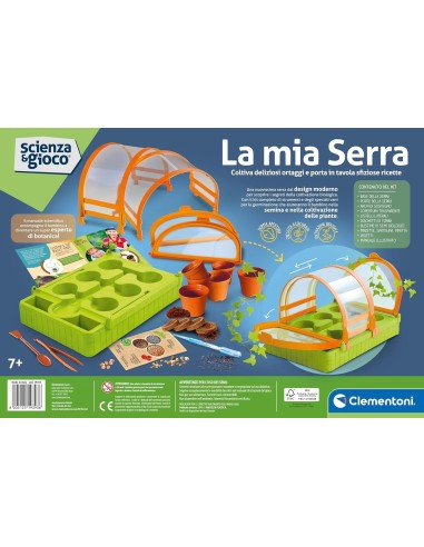 PRESCOLARI: vendita online SCIENZA E GIOCO CLEMENTONI, LA MIA SERRA, LABORATORIO DI BOTANICA, BAMBINI 7+ ANNI, SEMI BIOLOGICI...