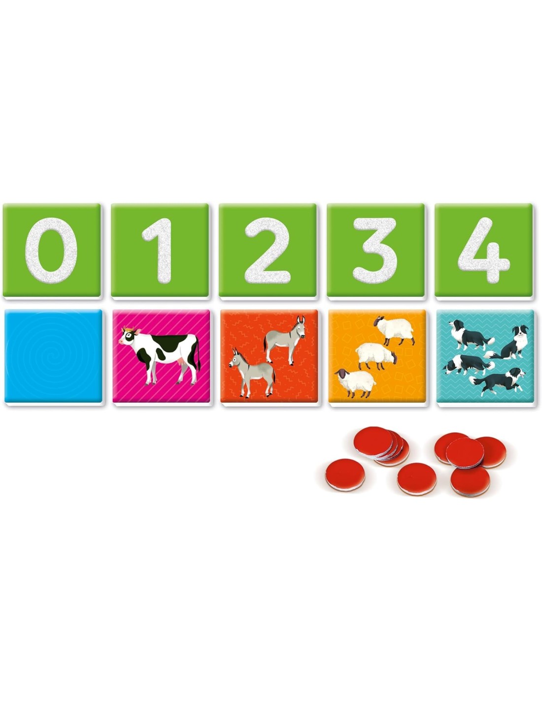 PRESCOLARI: vendita online CLEMENTONI SAPIENTINO MONTESSORI NUMERI TATTILI GIOCO EDUCATIVO 3-5 ANNI FLASHCARDS METODO MONTESS...