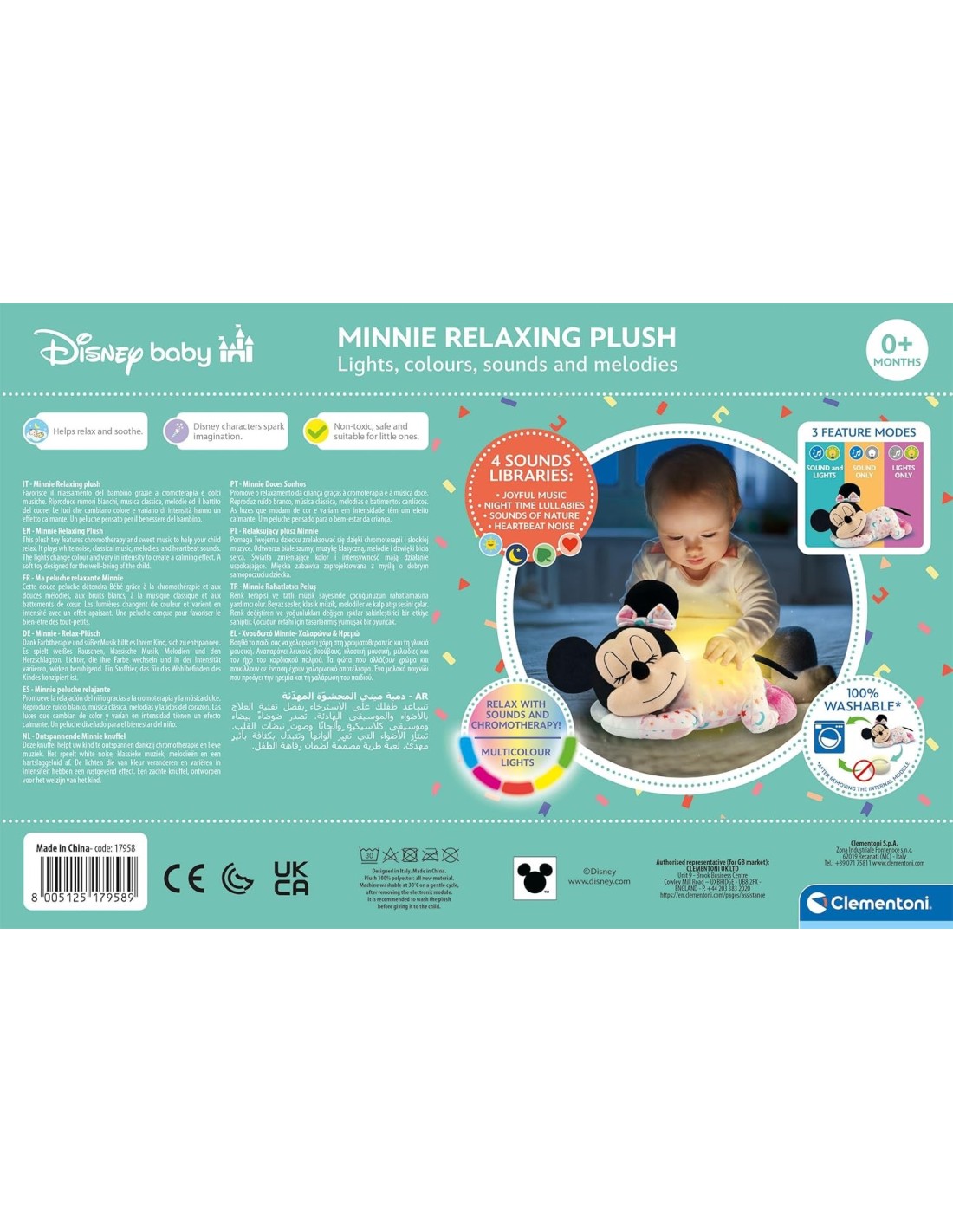 INFANZIA: vendita online BABY 17958 MINNIE PELUCHE RILASSAMENTO in offerta