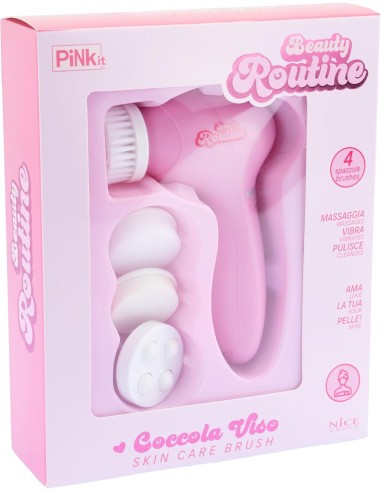 Spazzola Elettrica Viso Beauty Routine Coccola – 4 Testine Massaggianti | shopincasa.it