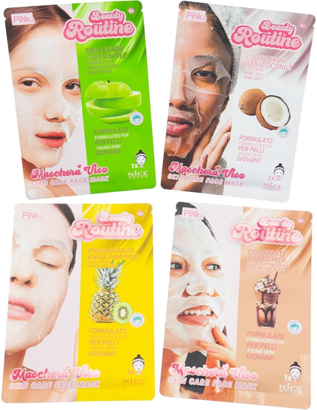 Maschera Viso Assortita Skin Care – Idratante e Illuminante | shopincasa.it