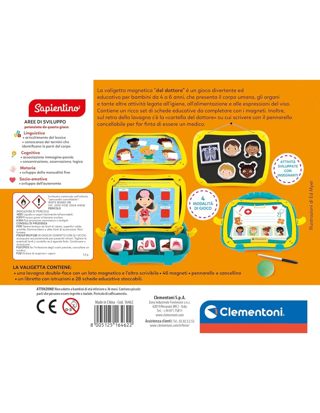 PRESCOLARI: vendita online SAPIENTINO 16462 VALIGETTA DEL DOTTORE in offerta