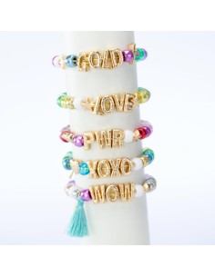 Nice Group – Perline ABC Precious Gold, Kit Creativo 300+ Pezzi | shopincasa.it 2