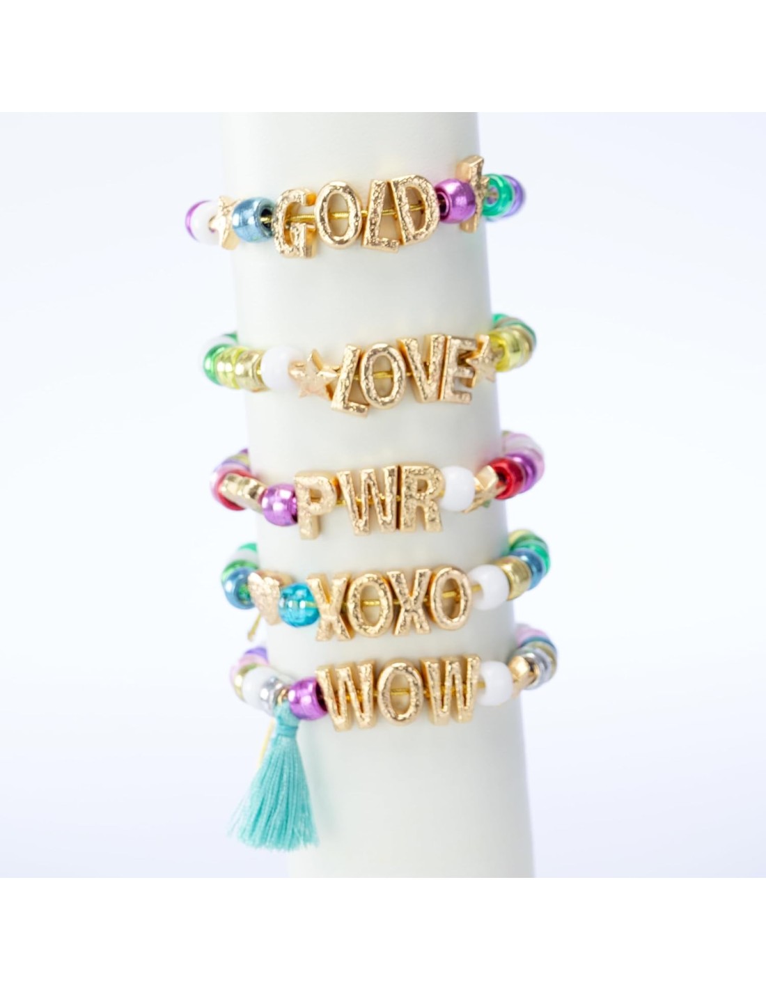 Nice Group – Perline ABC Precious Gold, Kit Creativo 300+ Pezzi | shopincasa.it