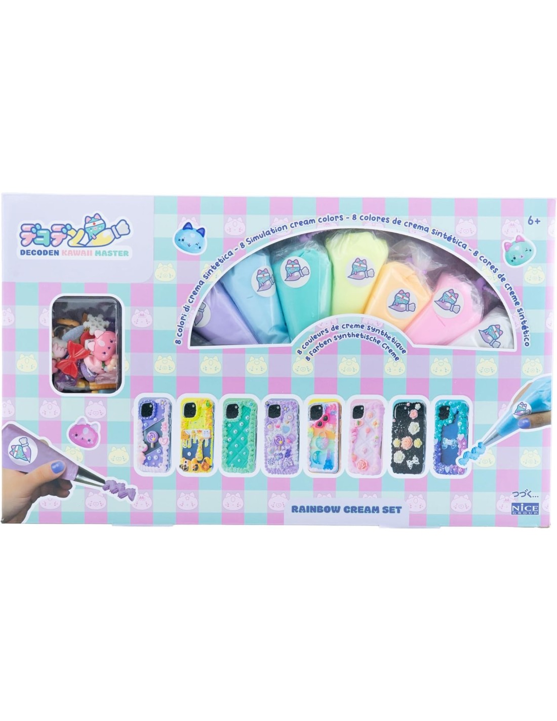 MOMOMI – Decoden Rainbow Cream Set per Cover Smartphone | shopincasa.it