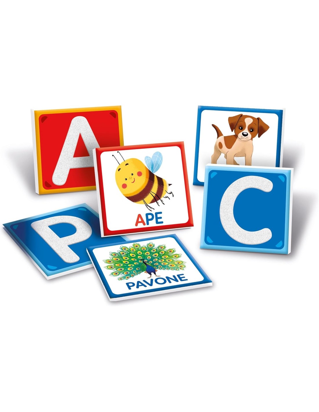PRESCOLARI: vendita online CLEMENTONI SAPIENTINO MONTESSORI LETTERE TATTILI GIOCO EDUCATIVO BAMBINI 3-5 ANNI FLASHCARDS IMPAR...