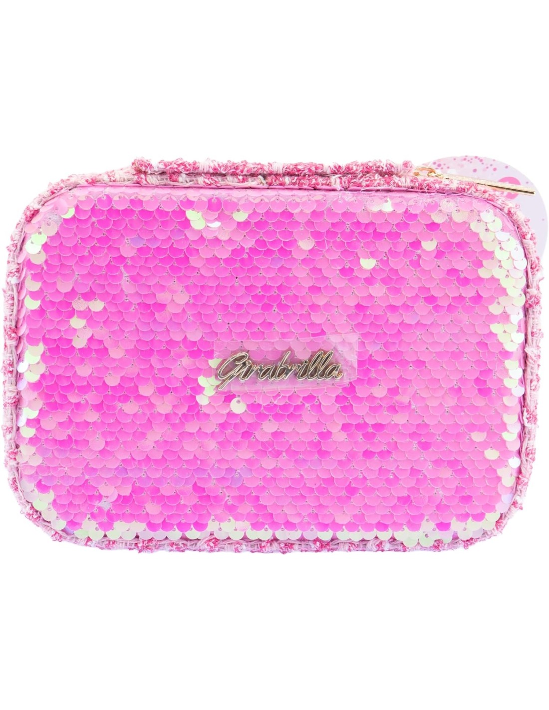 Girabrilla Portagioie Tweed con Paillettes Reversibili – Colori Assortiti | shopincasa.it