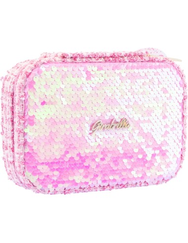 Girabrilla Portagioie Tweed con Paillettes Reversibili – Colori Assortiti | shopincasa.it