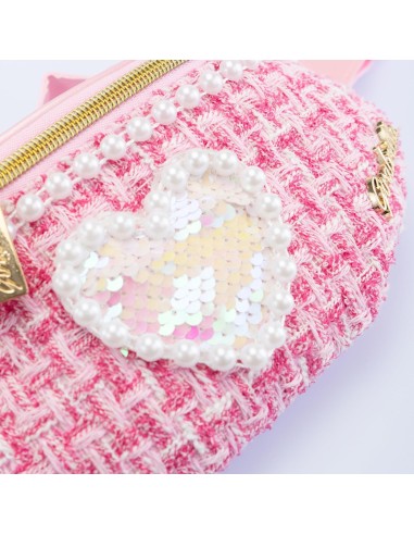 Girabrilla Marsupio Tweed con Cuore in Paillettes – Colori Assortiti | shopincasa.it