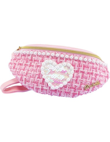 Girabrilla Marsupio Tweed con Cuore in Paillettes – Colori Assortiti | shopincasa.it