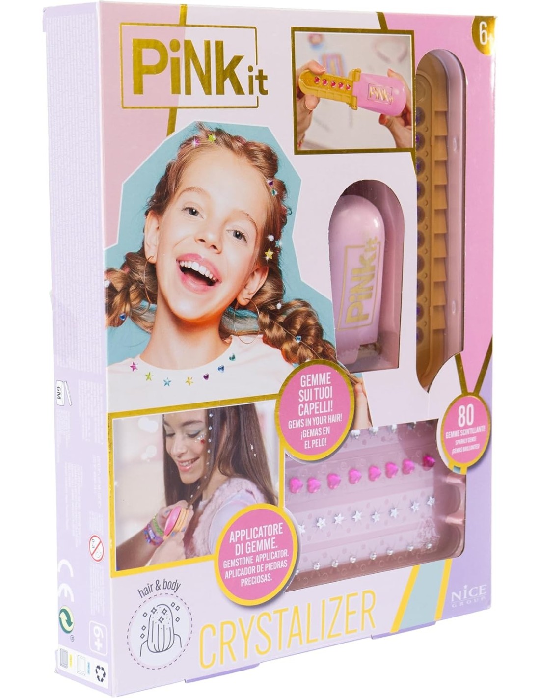 PINK IT Crystalizer – Applicatore di Gemme Adesive per Bambini | Shopincasa.it