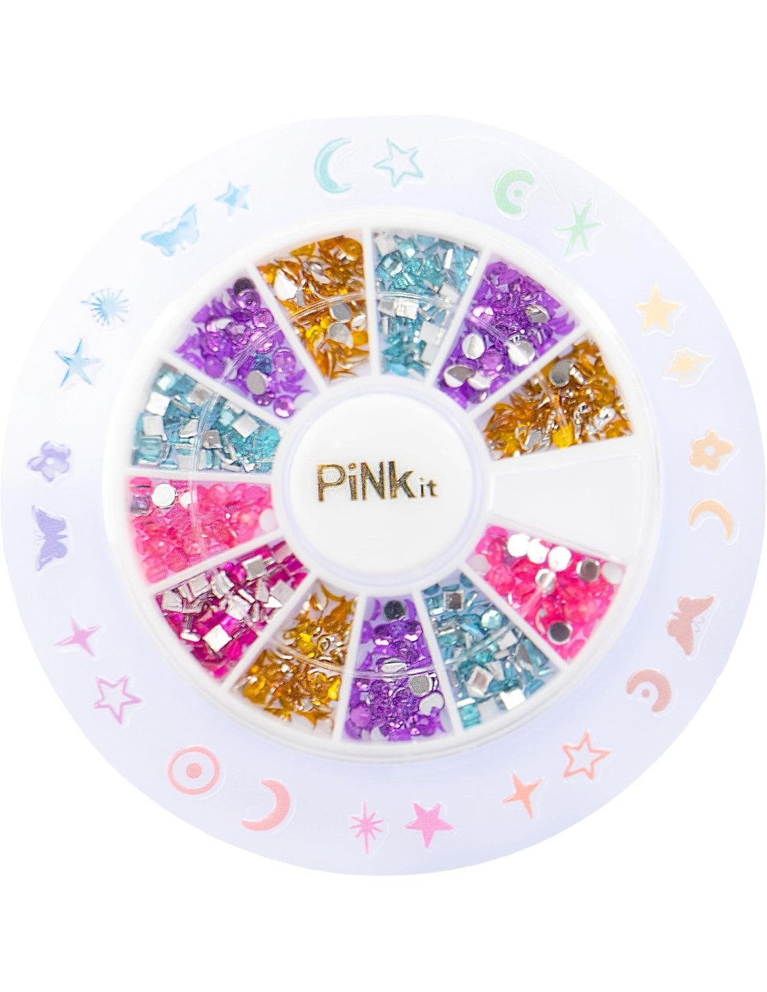 PINKIT Rainbow Nails – Set Nail Art Bambina con Smalti e Adesivi | shopincasa.it