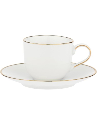 La Porcellana Bianca Tazzina Caffè Maestà con Piattino 90 ml | shopincasa.it