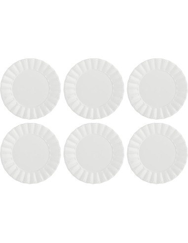 La Porcellana Bianca Set 6 Piatti Piani Ducale 26,5 cm | shopincasa.it