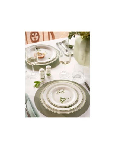 Coltivia Piatto Fondo 21 cm – Porcellana Satinata con Decoro | shopincasa.it