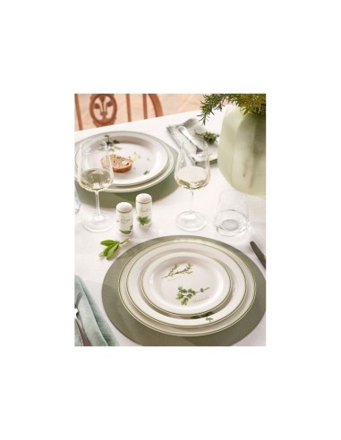 Coltivia Piatto Frutta 20 cm – Porcellana Satinata con Decoro | shopincasa.it