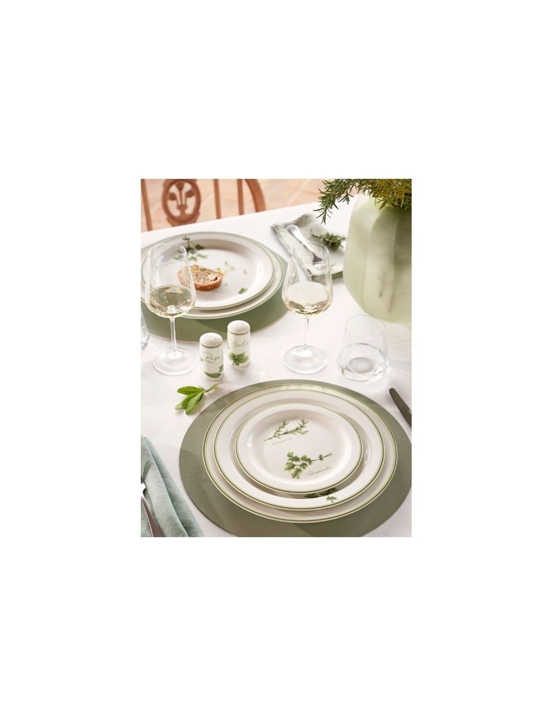 Coltivia Piatto Frutta 20 cm – Porcellana Satinata con Decoro | shopincasa.it