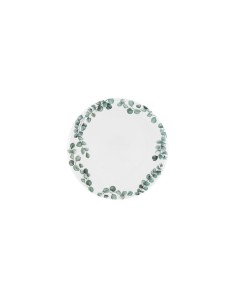 Set 6 Piatti Rotondi Sempreverde Ø32 cm – Porcellana Satinata | shopincasa.it