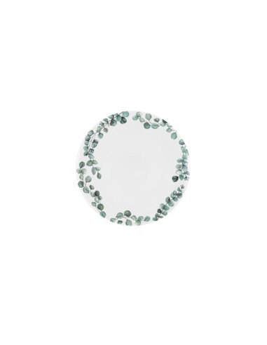 Set 6 Piatti Rotondi Sempreverde Ø32 cm – Porcellana Satinata | shopincasa.it